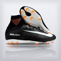 Tachos Mercurial Superfly 5 Elite FG Negro Naranja — X Cleats MX