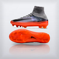 Tachos Mercurial Superfly 5 Elite FG Gris Naranja, vista 2 — X Cleats MX
