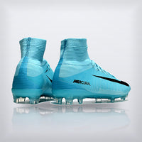 Tachos Mercurial Superfly 5 Elite FG Turquesa, vista 2 — X Cleats MX