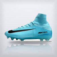 Tachos Mercurial Superfly 5 Elite FG Turquesa, vista 4 — X Cleats MX