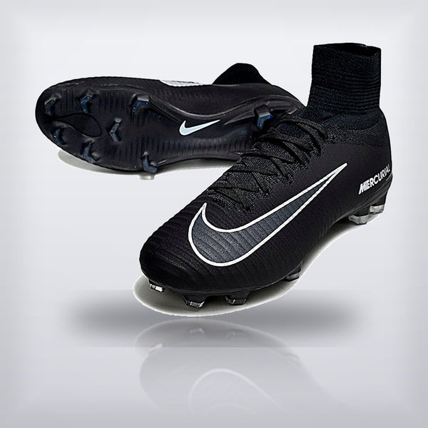 Tachos Mercurial Superfly 5 Elite FG Negro Blanco — X Cleats MX