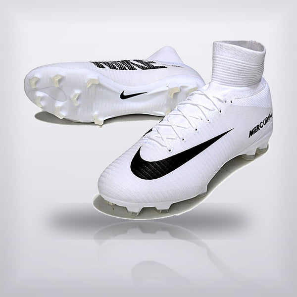 Tachos Mercurial Superfly 5 Elite FG Blanco Total — X Cleats MX