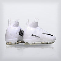 Tachos Mercurial Superfly 5 Elite FG Blanco Total, vista 2 — X Cleats MX