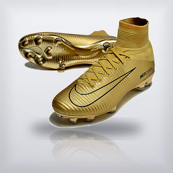 Tachos Mercurial Superfly 5 CR7 Elite FG Dorado — X Cleats MX