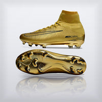 Tachos Mercurial Superfly 5 CR7 Elite FG Dorado, vista 2 — X Cleats MX
