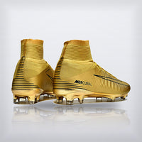 Tachos Mercurial Superfly 5 CR7 Elite FG Dorado, vista 3 — X Cleats MX