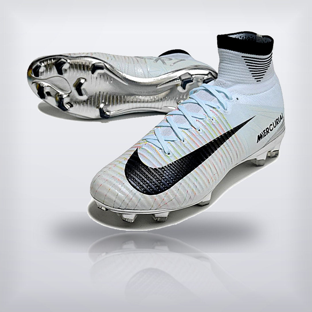 Tachos Mercurial Superfly 5 CR7 Elite FG Gris Hielo — X Cleats MX