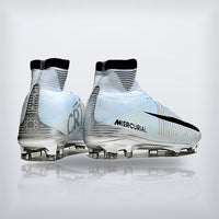 Tachos Mercurial Superfly 5 CR7 Elite FG Gris Hielo, vista 2 — X Cleats MX