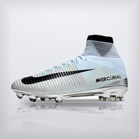 Tachos Mercurial Superfly 5 CR7 Elite FG Gris Hielo, vista 4 — X Cleats MX