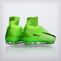 Tachos Mercurial Superfly 5 Elite FG Verde Lima, vista 2 — X Cleats MX
