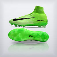 Tachos Mercurial Superfly 5 Elite FG Verde Lima, vista 3 — X Cleats MX