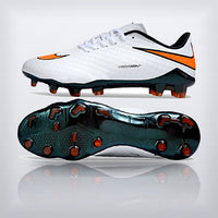 Tachos Hypervenom Elite FG Blanco Naranja — X Cleats MX