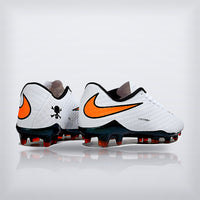 Tachos Hypervenom Elite FG Blanco Naranja, vista 3 — X Cleats MX