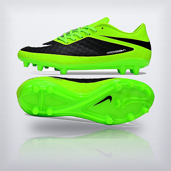 Tachos Hypervenom Elite FG Verde Negro — X Cleats MX