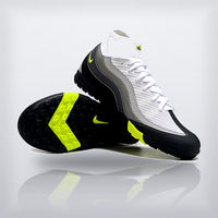 Tachos Air Zoom Mercurial Superfly 10 Elite TF Air Max 95 Blanco Volt, vista 3 — X Cleats MX