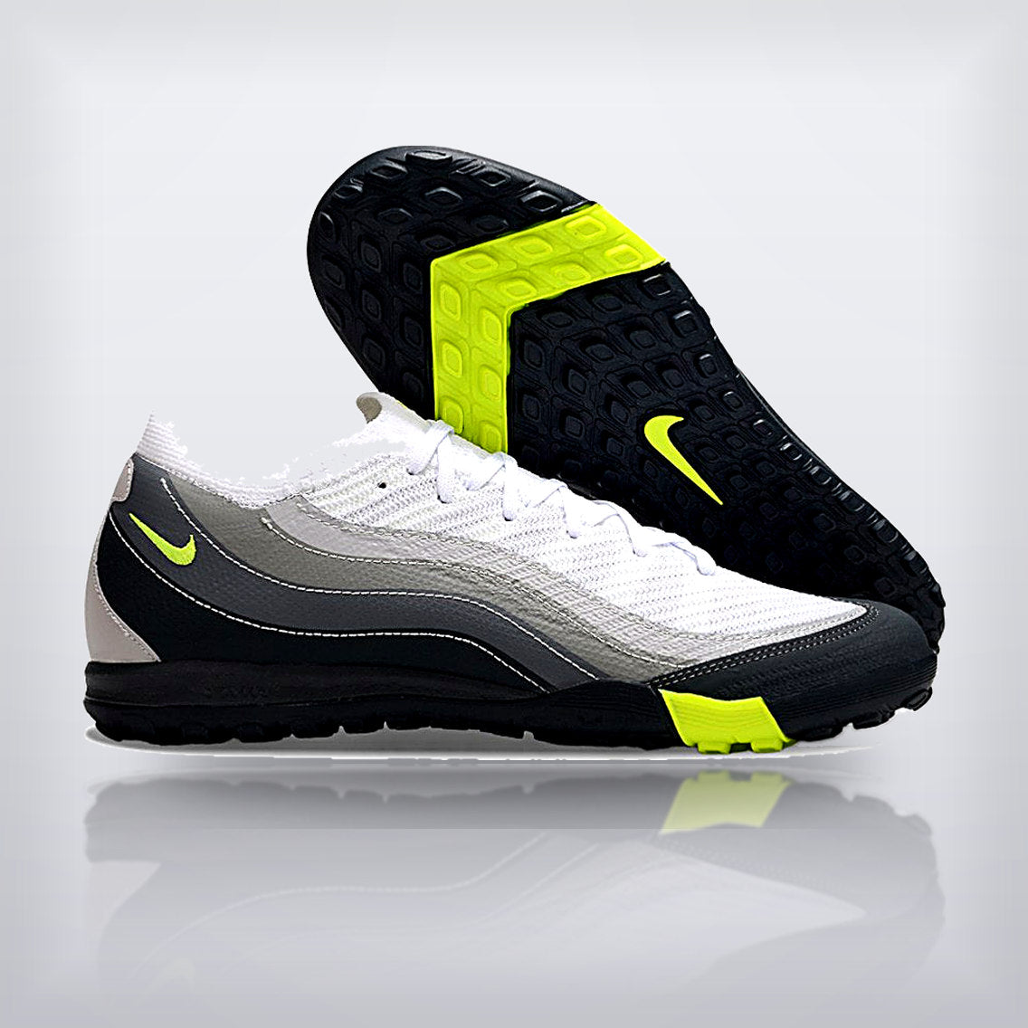 Tachos Air Zoom Mercurial Vapor 16 Elite TF Air Max 95 Blanco Volt — X Cleats MX