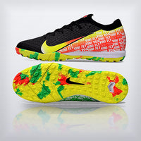 Tachos Air Zoom Mercurial Vapor 16 Elite TF Negro Volt Estampado — X Cleats MX