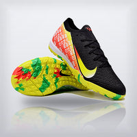 Tachos Air Zoom Mercurial Vapor 16 Elite TF Negro Volt Estampado, vista 3 — X Cleats MX