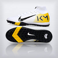 Tachos Air Zoom Mercurial Superfly 10 Elite TF Blanco Dorado, vista 2 — X Cleats MX