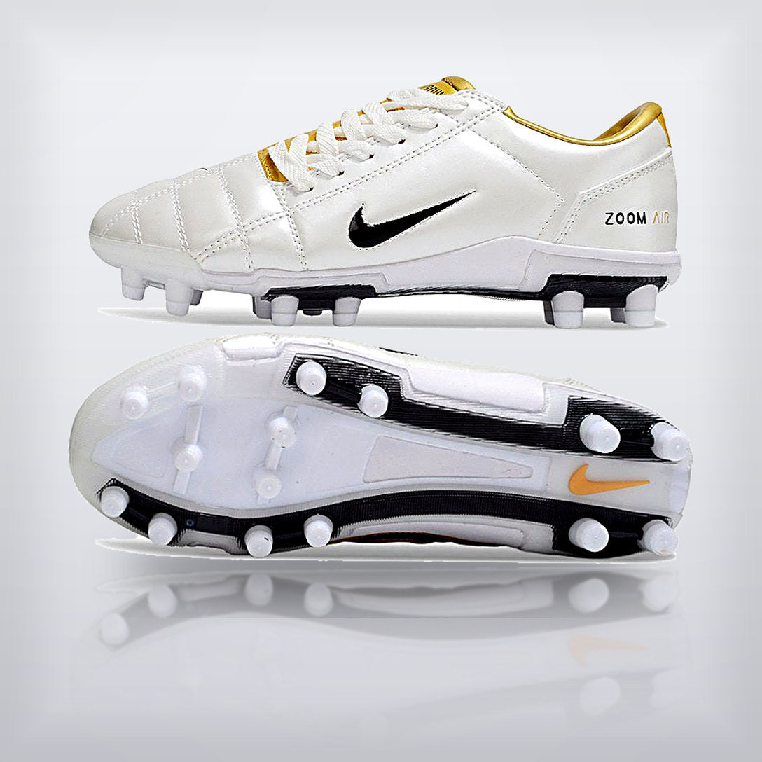 Tachos T90 Laser FG Blanco Dorado — X Cleats MX