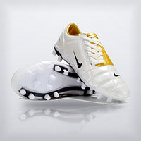 Tachos T90 Laser FG Blanco Dorado, vista 3 — X Cleats MX