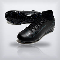 Tachos Jr. Mercurial Superfly 10 FG Negro Total, vista 2 — X Cleats MX