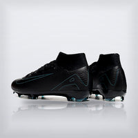 Tachos Jr. Mercurial Superfly 10 FG Negro Total, vista 3 — X Cleats MX