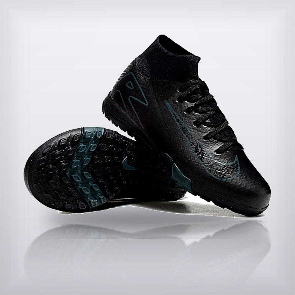 Tachos Jr. Mercurial Superfly 10 TF Negro Gris — X Cleats MX
