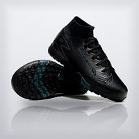 Tachos Jr. Mercurial Superfly 10 TF Negro Gris — X Cleats MX