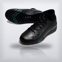 Tachos Jr. Mercurial Superfly 10 TF Negro Gris, vista 2 — X Cleats MX