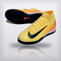 Tachos Jr. Mercurial Superfly 10 TF Amarillo Naranja, vista 2 — X Cleats MX