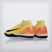 Tachos Jr. Mercurial Superfly 10 TF Amarillo Naranja, vista 3 — X Cleats MX