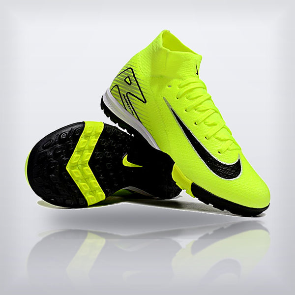 Tachos Jr. Mercurial Superfly 10 TF Volt Negro — X Cleats MX