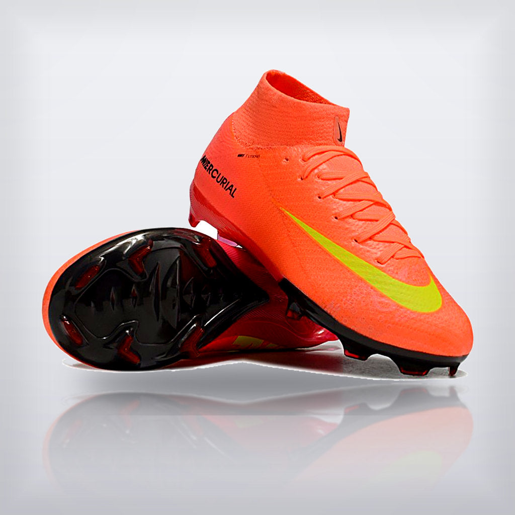 Tachos Jr. Mercurial Superfly 10 FG Coral — X Cleats MX