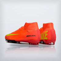 Tachos Jr. Mercurial Superfly 10 FG Coral, vista 3 — X Cleats MX