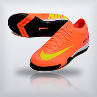Tachos Jr. Mercurial Vapor 16 TF Coral Negro, vista 2 — X Cleats MX