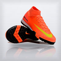 Tachos Jr. Mercurial Superfly 10 TF Coral Negro — X Cleats MX