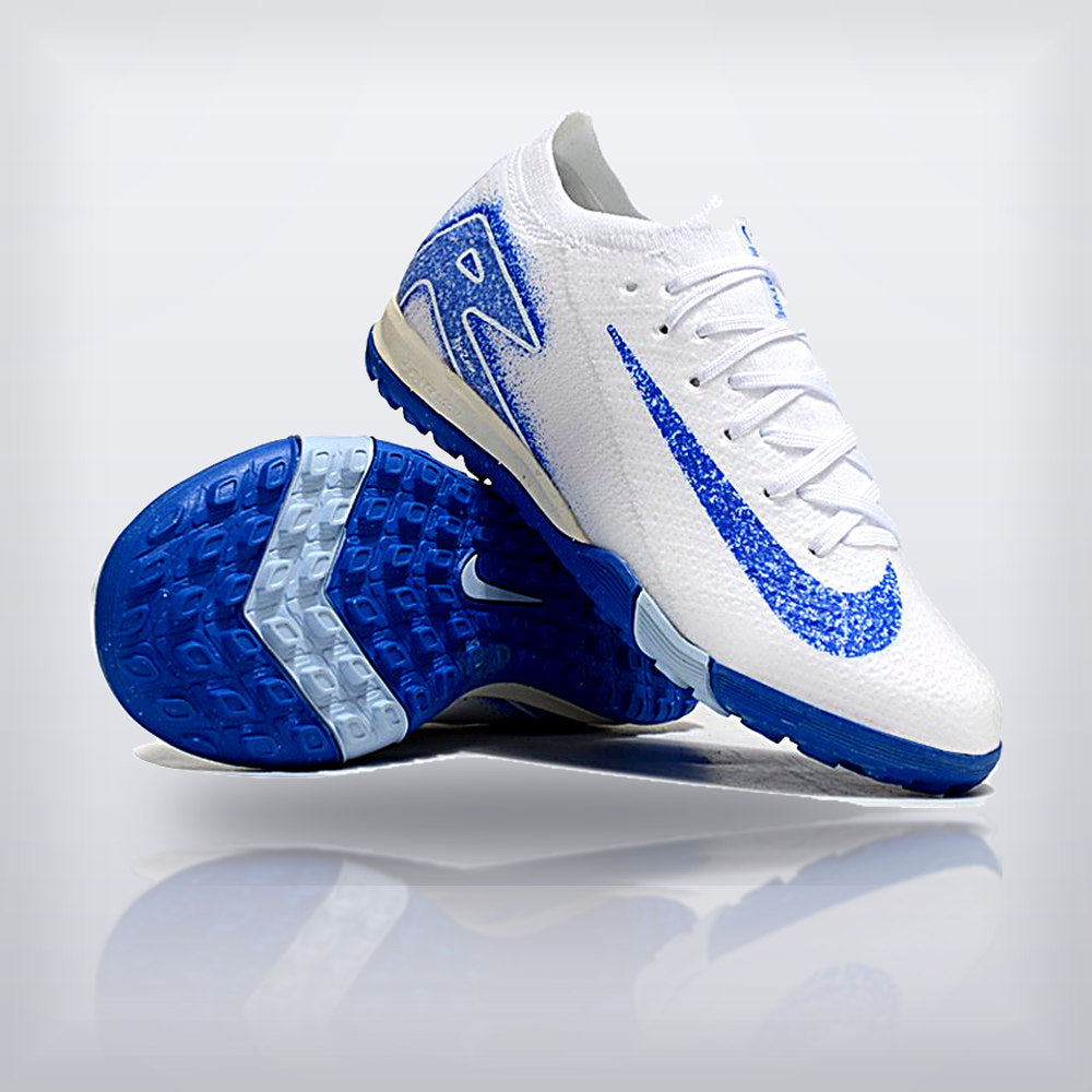 Tachos Jr. Mercurial Vapor 16 TF Blanco Azul — X Cleats MX
