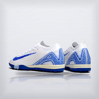 Tachos Jr. Mercurial Vapor 16 TF Blanco Azul, vista 3 — X Cleats MX