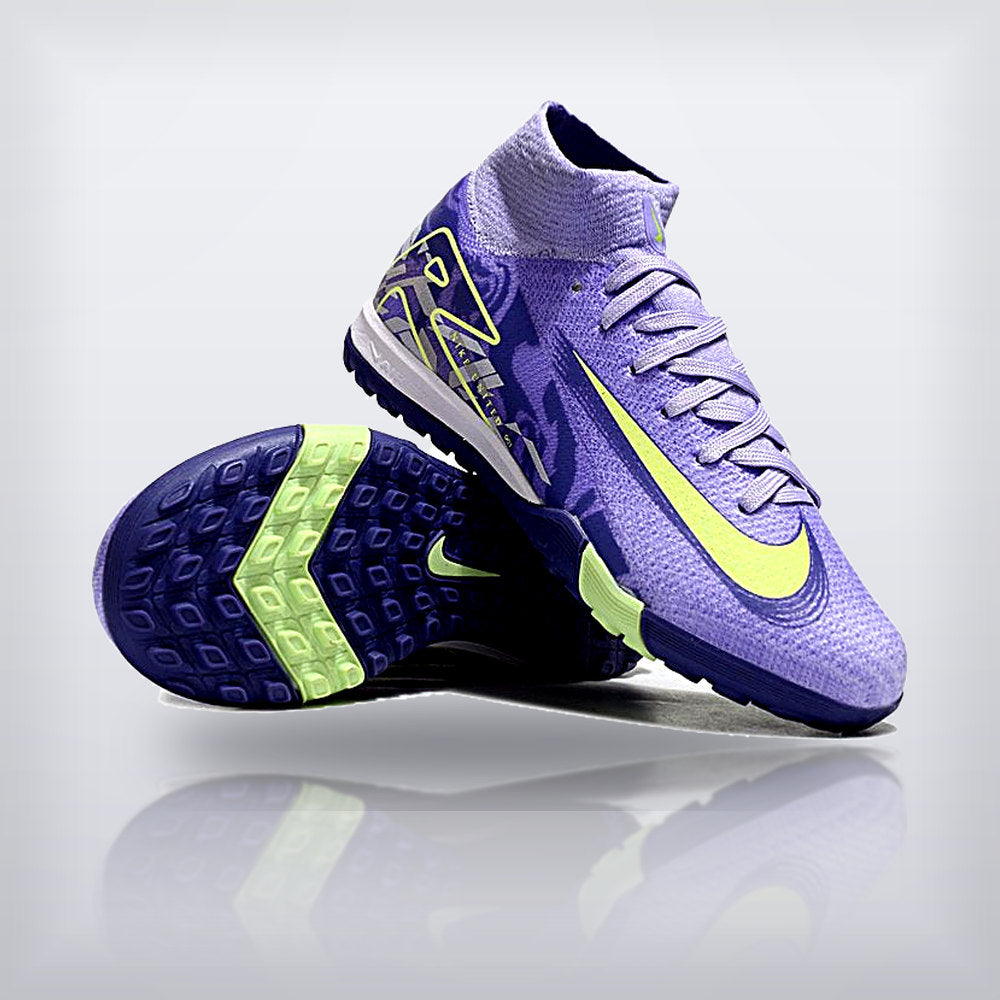 Tachos Jr. Mercurial Superfly 10 TF Morado Volt — X Cleats MX