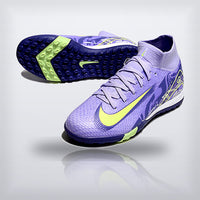 Tachos Jr. Mercurial Superfly 10 TF Morado Volt, vista 2 — X Cleats MX