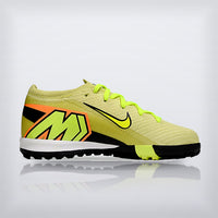Tachos Jr. Mercurial Vapor 16 TF Volt Negro Amarillo, vista 3 — X Cleats MX