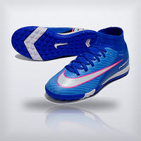 Tachos Jr. Mercurial Superfly 10 TF Azul Rey, vista 2 — X Cleats MX