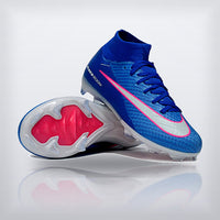 Tachos Jr. Mercurial Superfly 10 FG Azul Rey — X Cleats MX