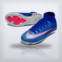 Tachos Jr. Mercurial Superfly 10 FG Azul Rey, vista 2 — X Cleats MX