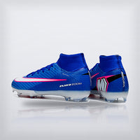 Tachos Jr. Mercurial Superfly 10 FG Azul Rey, vista 3 — X Cleats MX