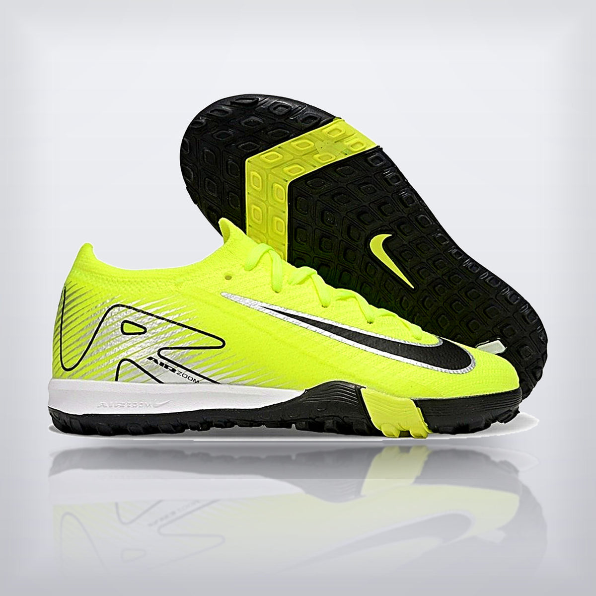 Tachos Jr. Mercurial Superfly 10 FG Volt Negro — X Cleats MX