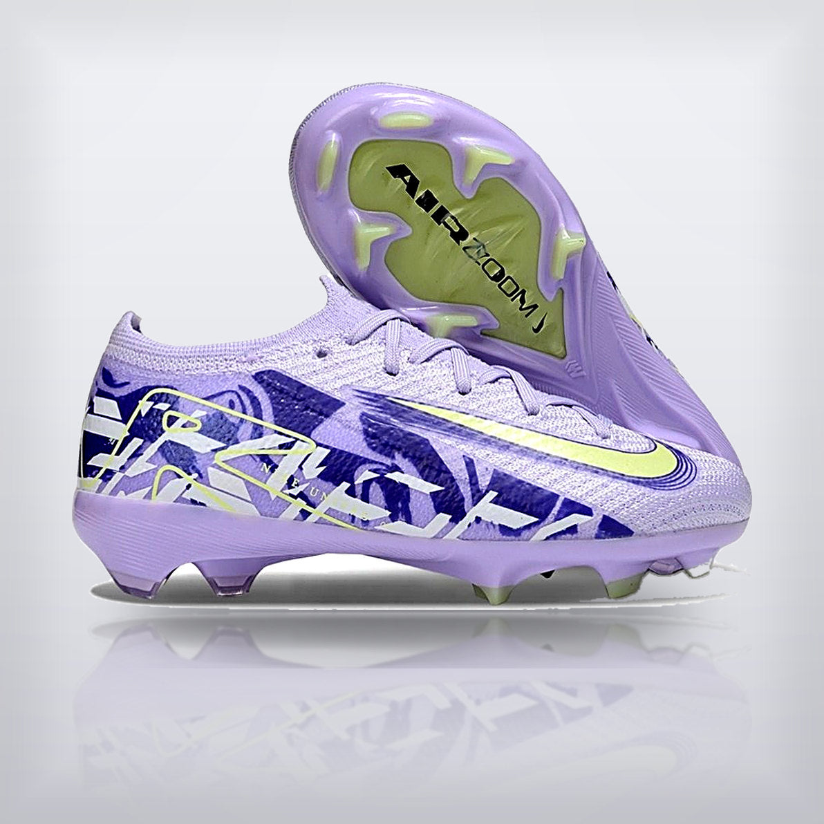 Tachos Jr. Mercurial Vapor 16 FG Lila Estampado — X Cleats MX