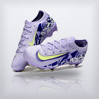 Tachos Jr. Mercurial Vapor 16 FG Lila Estampado, vista 2 — X Cleats MX