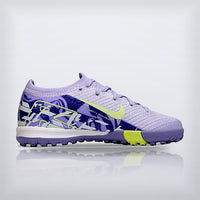 Tachos Jr. Mercurial Vapor 16 TF Lila Estampado, vista 3 — X Cleats MX